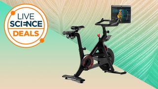 Peloton Bike+ with Live Science deals logo