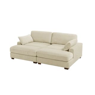 Beige 2 seat couch