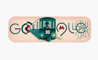 80th anniversary of the opening of the Moscow Metro doodle