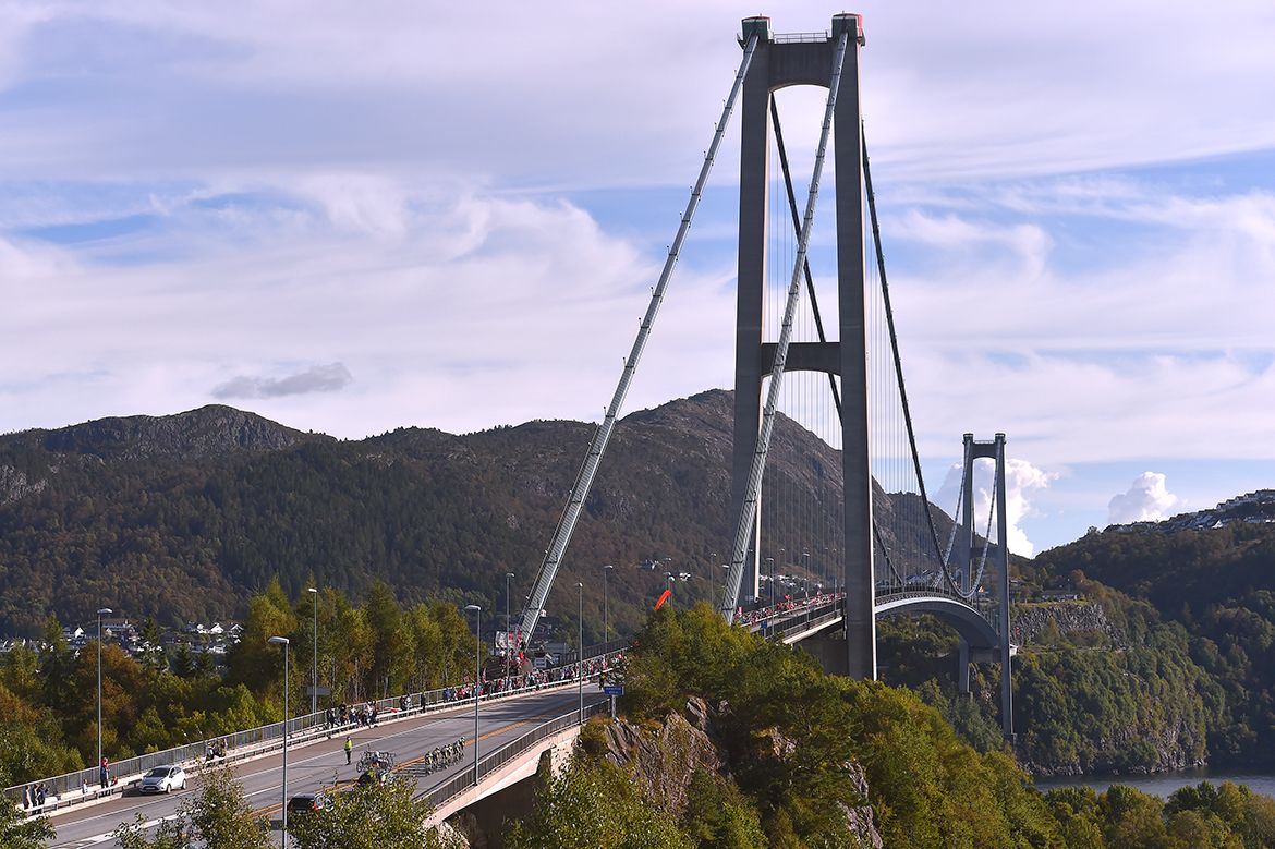 The World Championship team time trial in Bergen, Norway