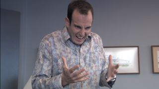 Will Arnett as Gob Bluth on Arrested Development.