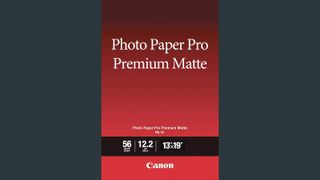 Canon Pro Premium Matte PM-101, one of the best photo papers