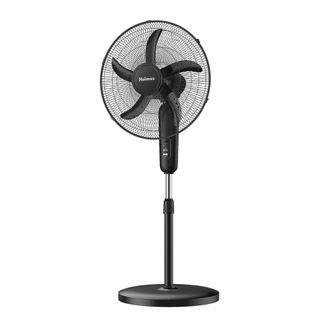 A black fan