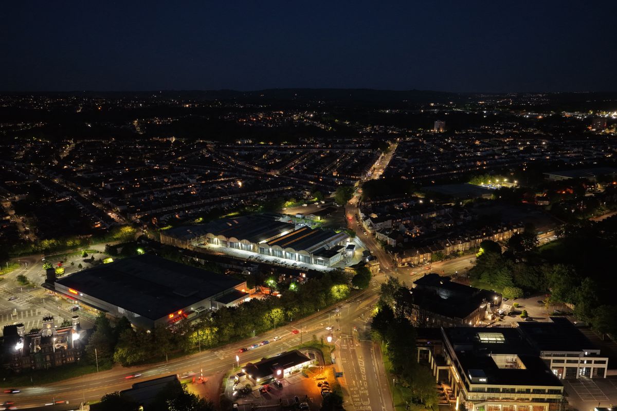 A photo taken with a DJI Mavic 4 Pro consumer drone