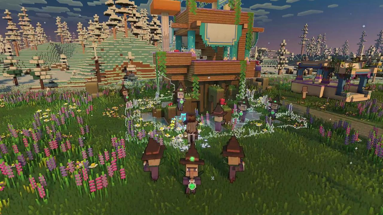 Image of Minecraft Legends and upcoming content updates.