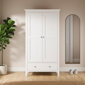 Lynton Double 1 Drawer Wardrobe