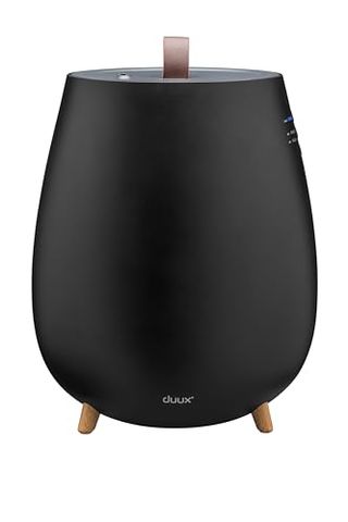 Duux Tag Quiet Air Humidifier | Ultrasonic Humidifier for Home/bedroom | 10h Use | 2.5l Water Tank | Black | Dxhu14uk