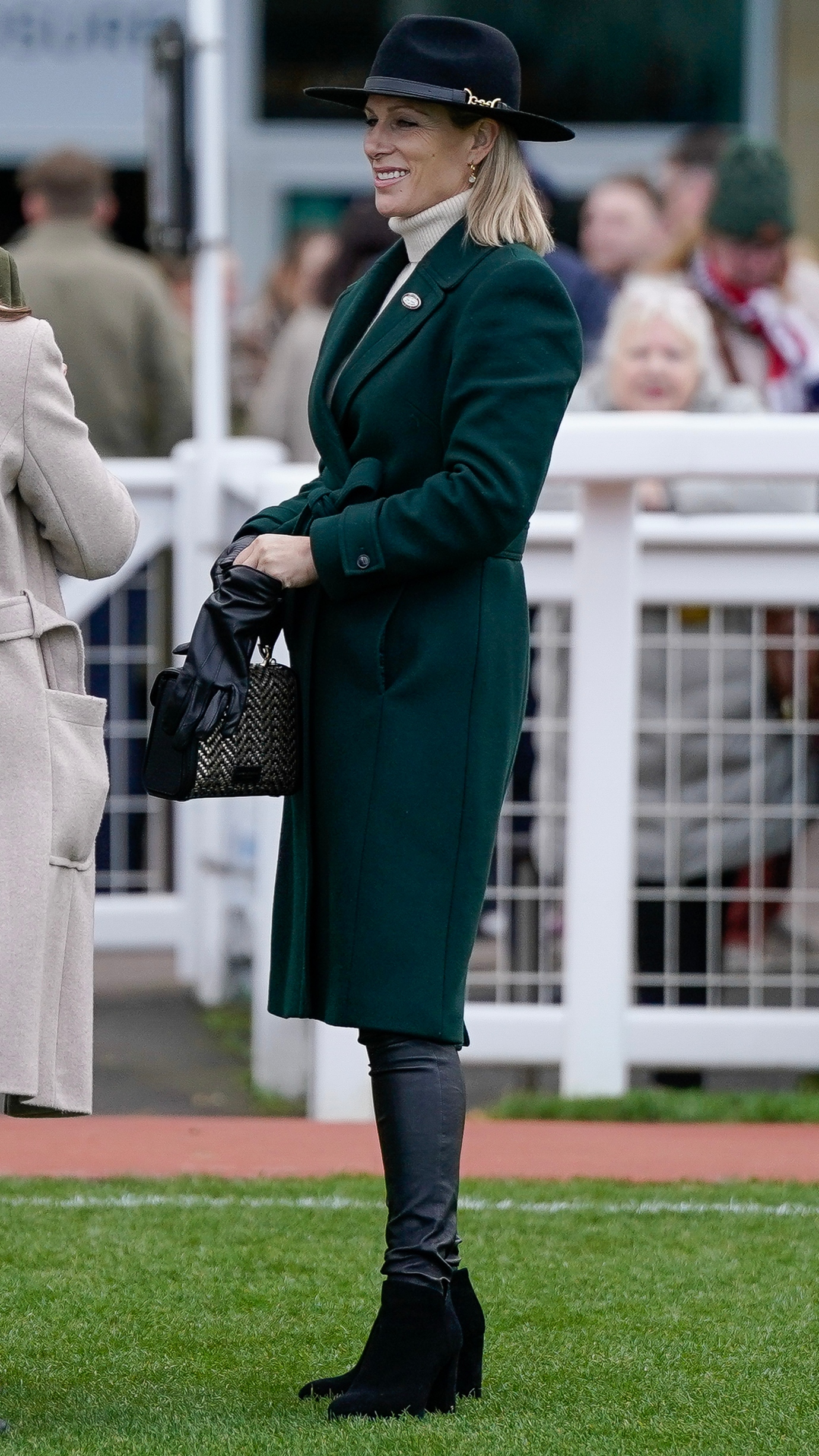 Zara Tindall's Reiss coat and woven bag are so sophisticated | Woman & Home