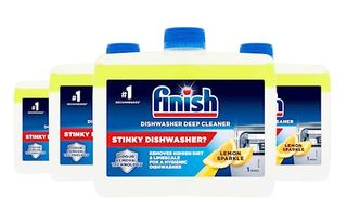 Finish Dishwasher Machine Cleaner , Lemon , Pack of 4, 250ml Each ,deep Cleans and Helps to Prolong Life of Your Dishwasher