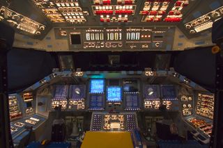 Atlantis' Flight Deck Prior to Power Down