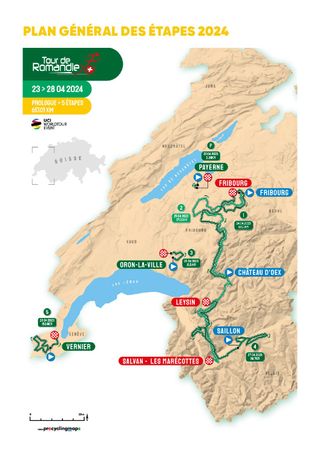 Tour de Romandie route 2024
