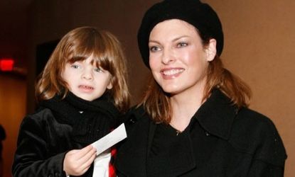 Model Linda Evangelista claims her son (pictured here in 2009) needs $46,000 per month - an amount that includes security and a vacation stipend.