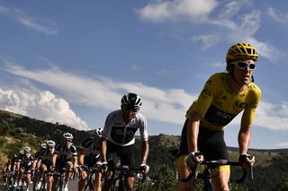 team Sky's Geraint Thomas and Chris Froome