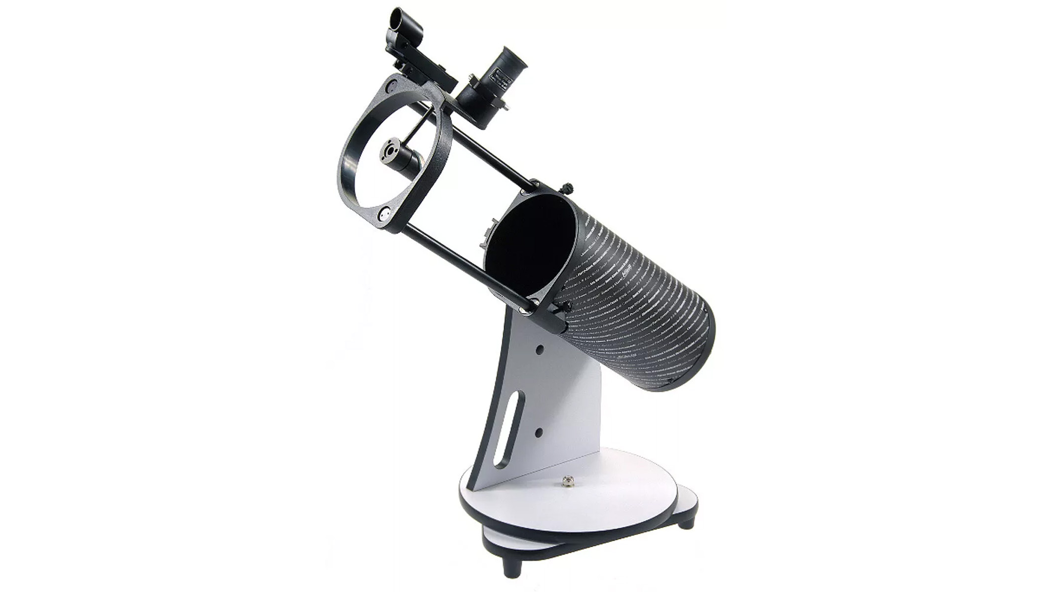 SkyWatcher Heritage 130P on a white background