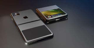 iPhone 12 Flip concept open and closed