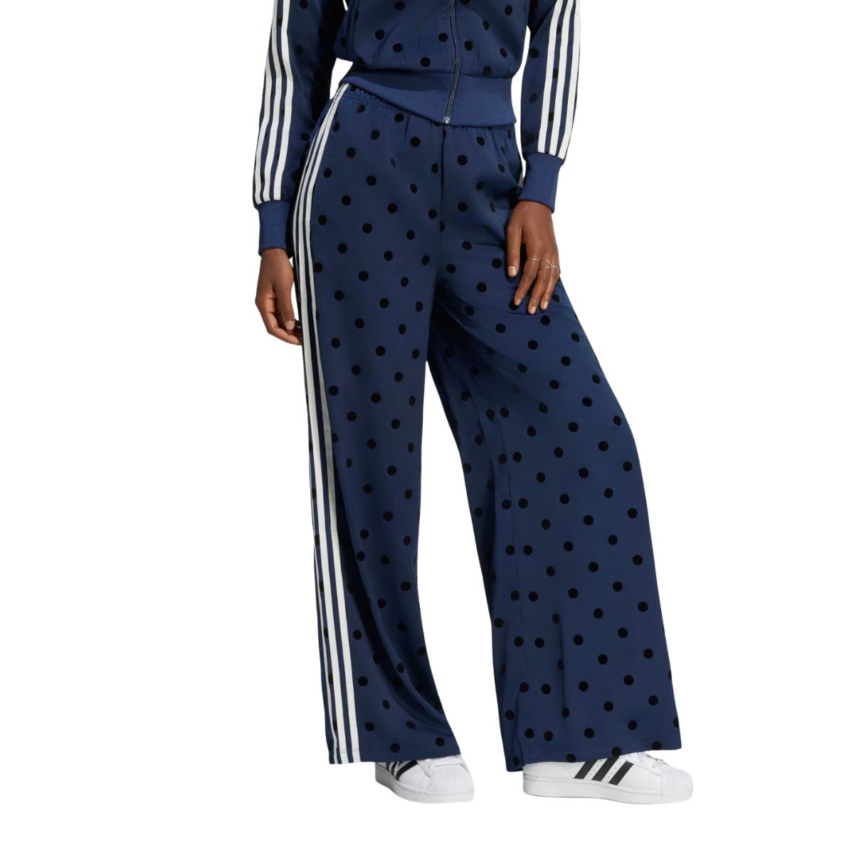 adidas SATIN POLKA DOTS WIDE LEG PANT