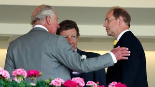 Prince Charles and Prince Edward at Royal Ascot