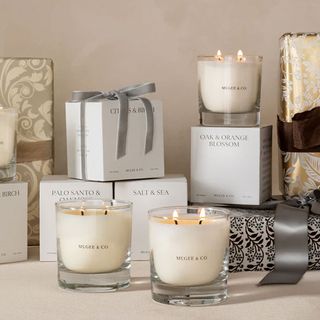 McGee & Co. Winter collection, candles and candleholders