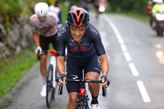 LE GRAND BORNAND FRANCE JULY 03 Richard Carapaz of Ecuador and Team INEOS Grenadiers during the 108th Tour de France 2021 Stage 8 a 1508km stage from Oyonnax to Le GrandBornand LeTour TDF2021 on July 03 2021 in Le Grand Bornand France Photo by Tim de WaeleGetty Images