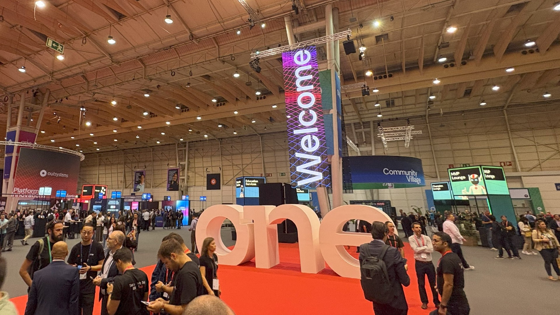 OutSystems One event hall