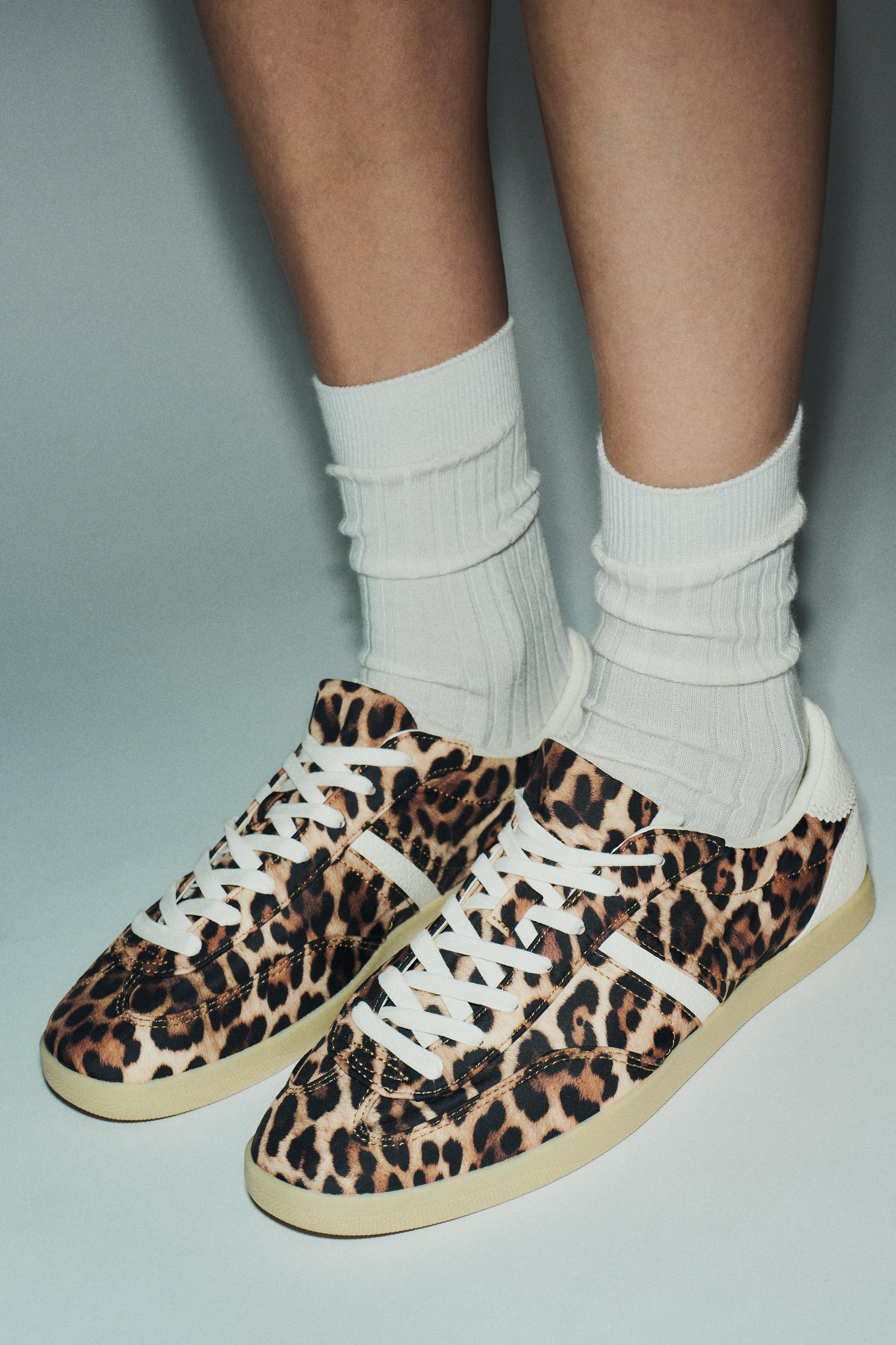 Animal Print Trainers