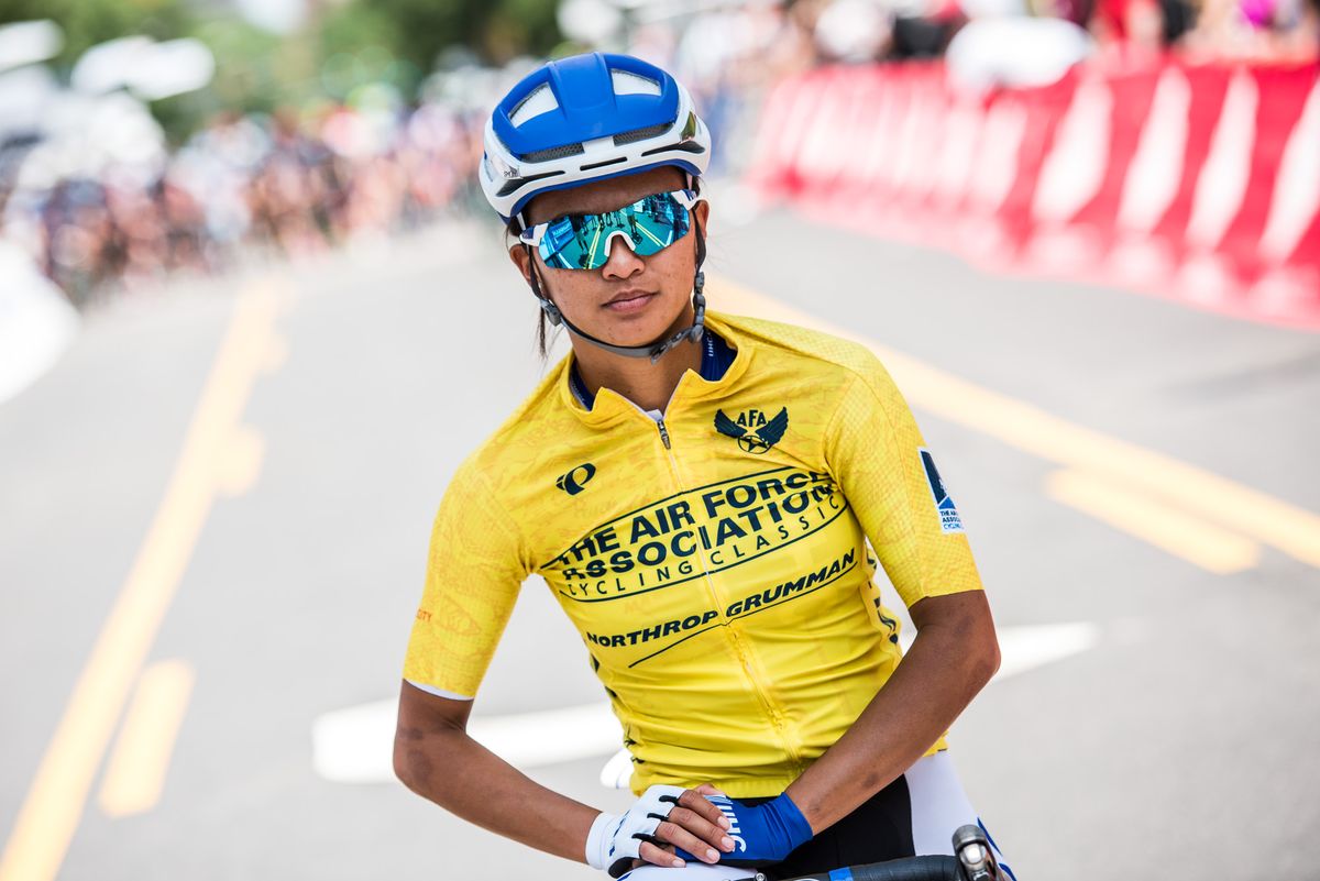 Coryn Rivera (UnitedHealthcare) gets called to the line