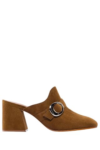 Bernardo Natasia Suede Mid Heel Mules