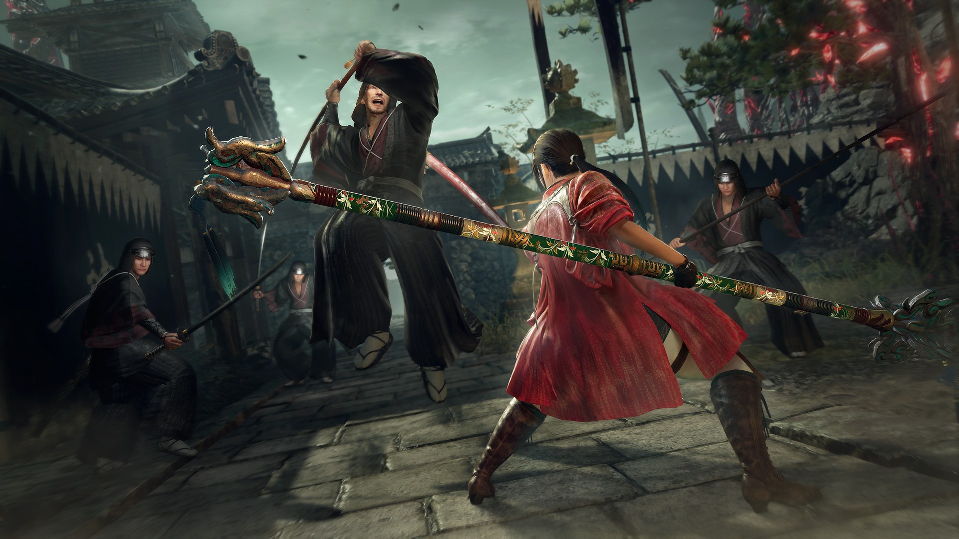 The Shinsengumi samurai attack the player in Nioh 3