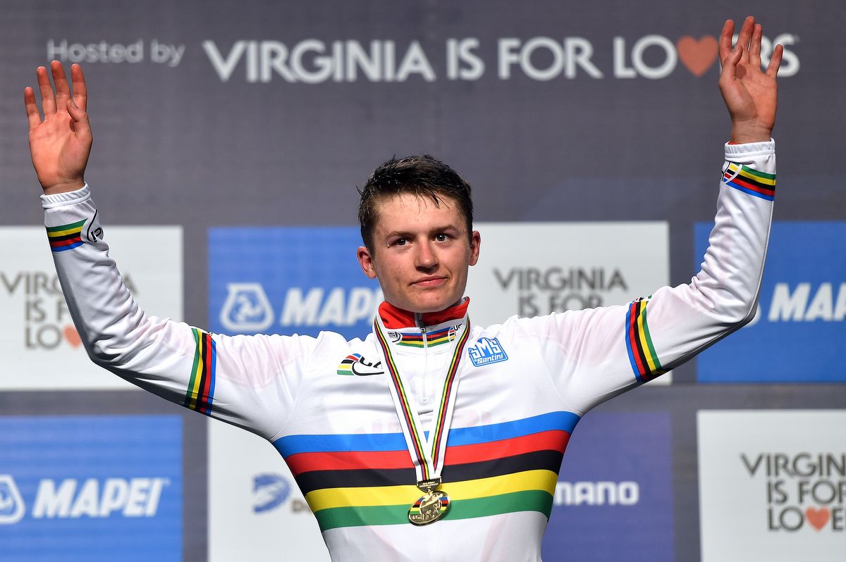 Felix Gall (Austria) won the junior men's road race
