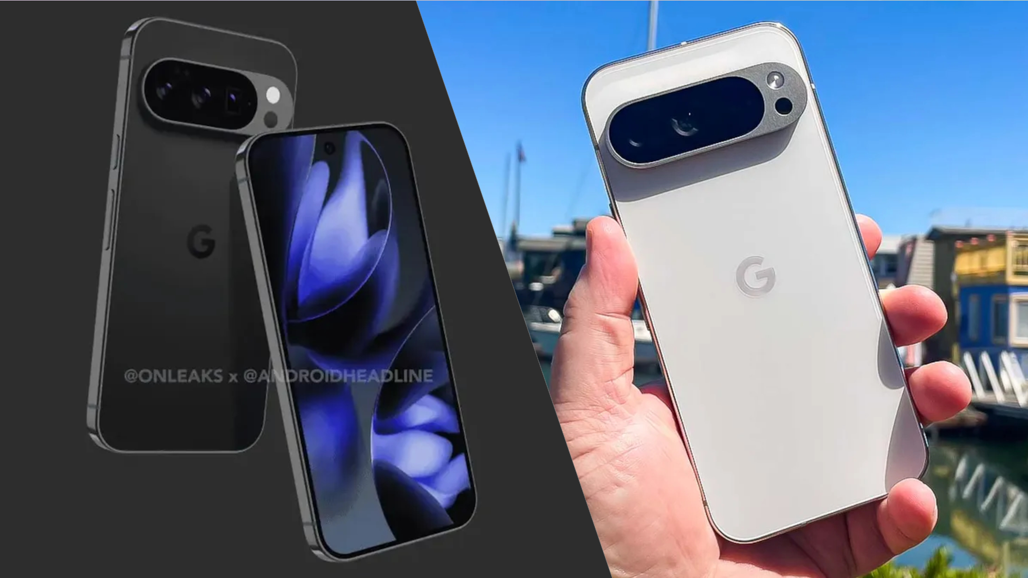 Pixel 10 Pro (left) vs Pixel 9 Pro (right)