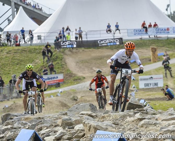 Martin Gluth leading Miha Halzer