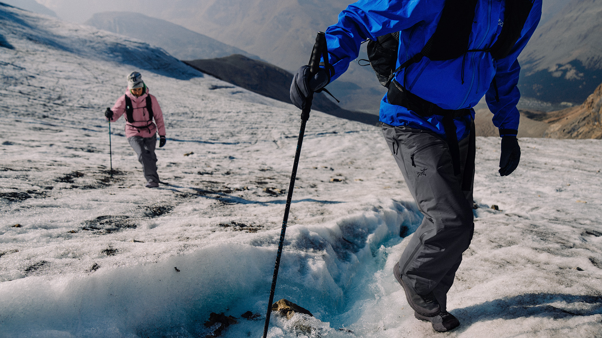 Arc'teryx Beta SV Jacket in use