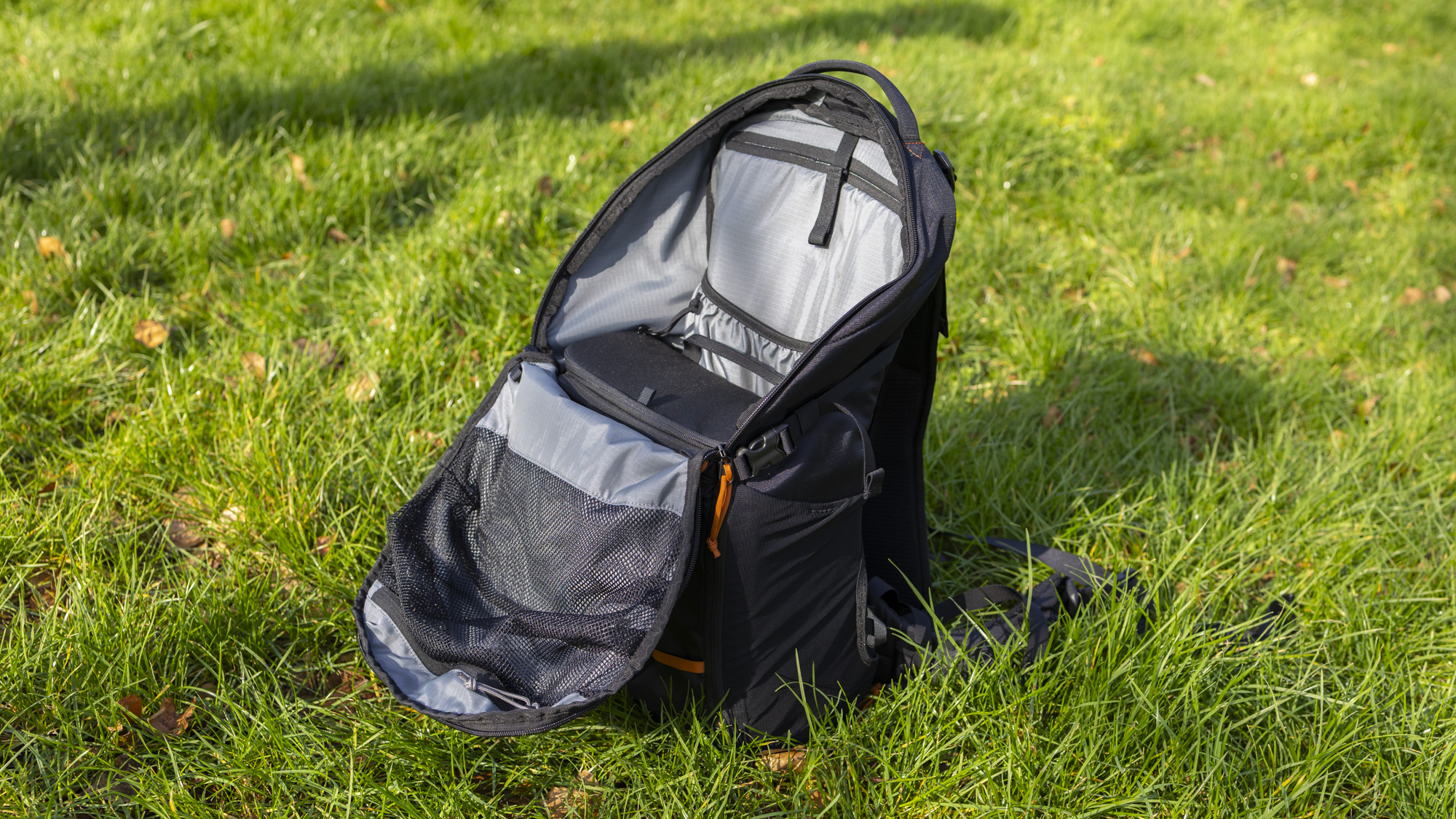 Cotton Carrier Hyker 25L Daypack in use outdoors on a sunny day