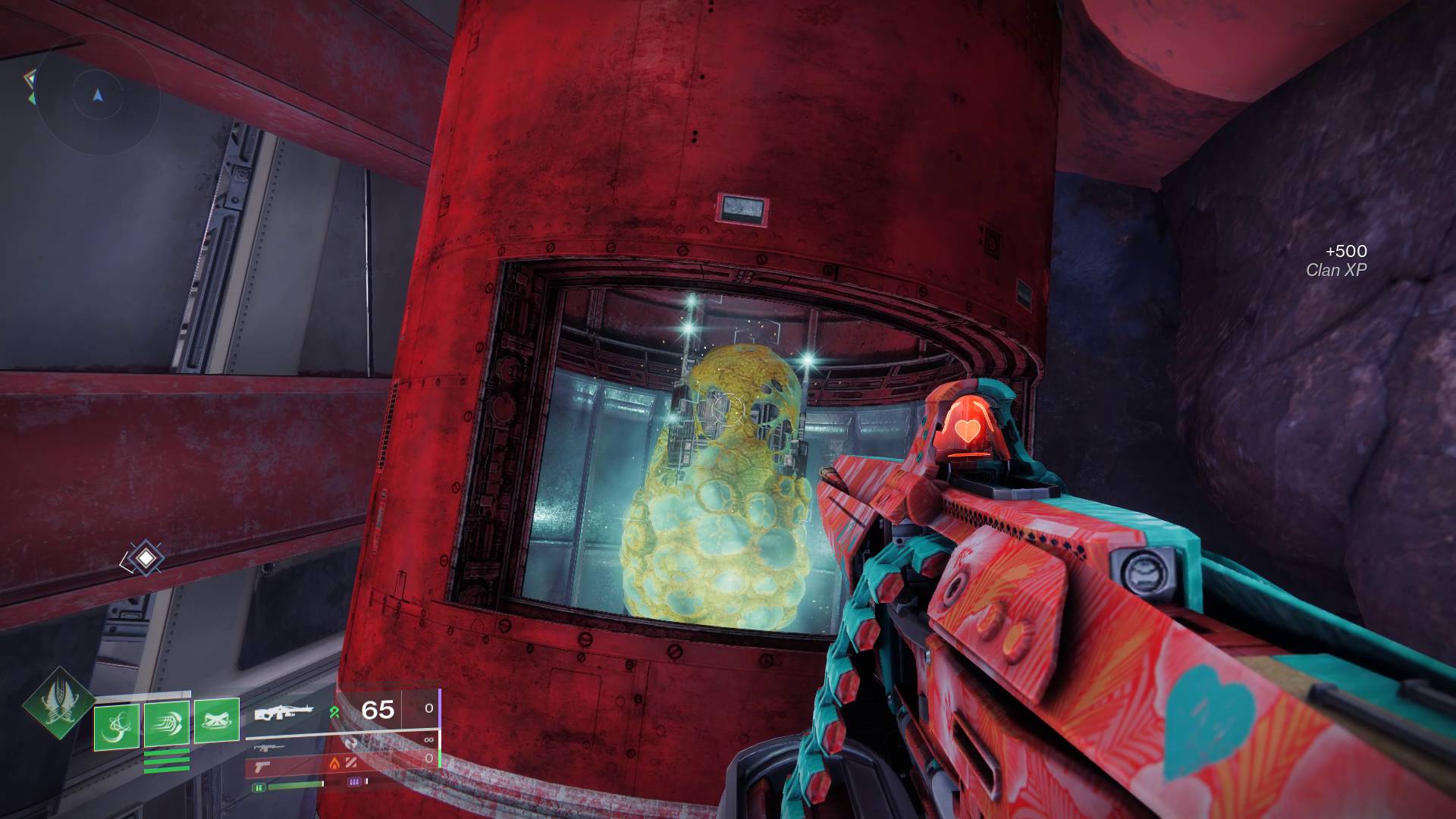 Destiny 2 Graviton Through the Ages Exotic quest Department of External Observations red cylinder with mattermorph