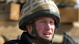 Prince Harry at Helmand Province in Afghanistan