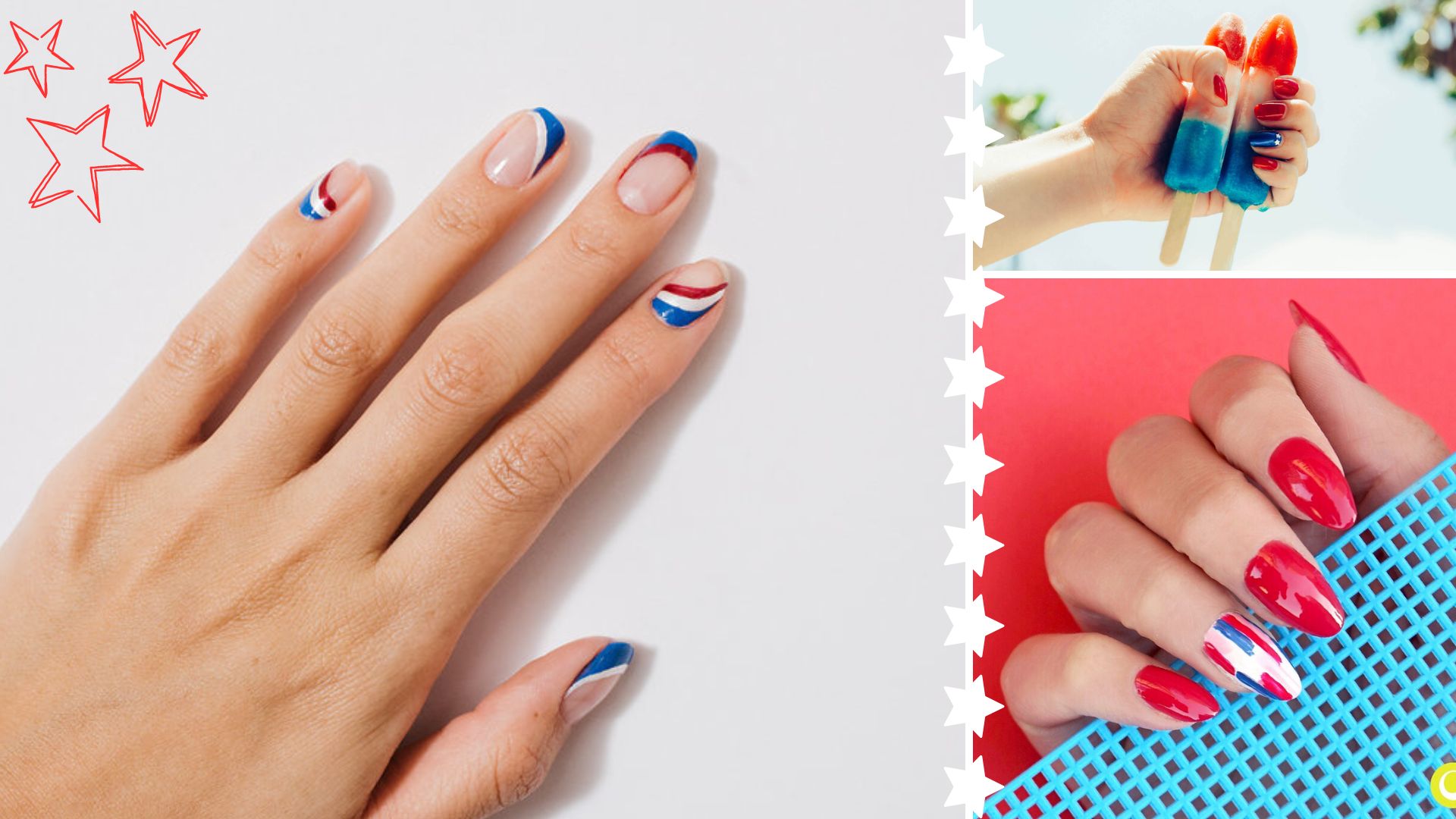 8. Cute and Simple Nail Designs for July 4th - wide 3