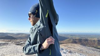 pit zips on the Highlander Munro V2 Mountain Jacket