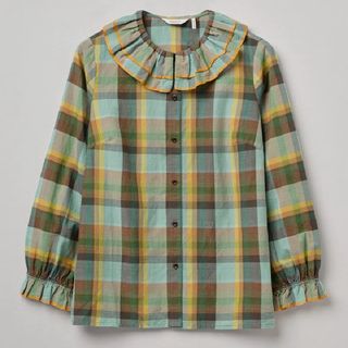 Toast Check Hand Woven Mulmul Shirt