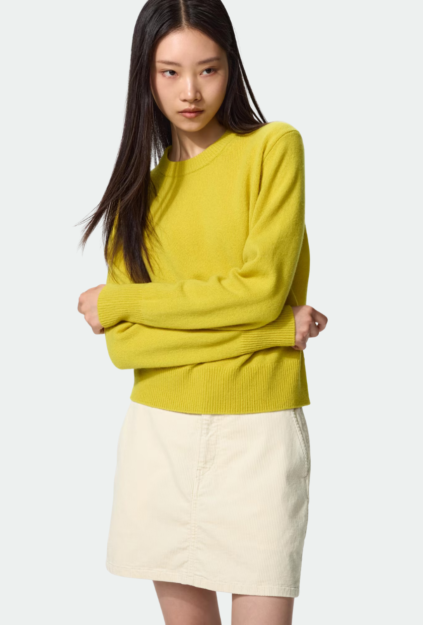 Uniqlo, 100% Lambswool Crew Neck Jumper