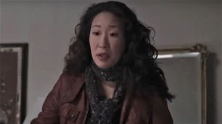 Sandra Oh as Cristina Yang on Grey's Anatomy.