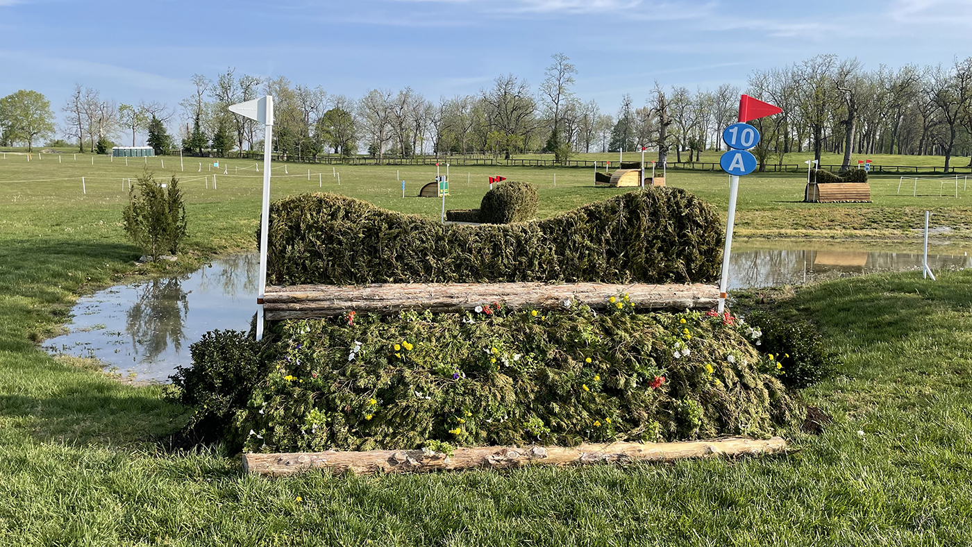 Kentucky Three-Day Event cross-country course 2023: fence 10a