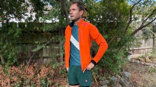 Man wearing running clothes