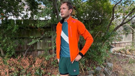 Man wearing running clothes