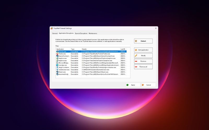 TinyWall review