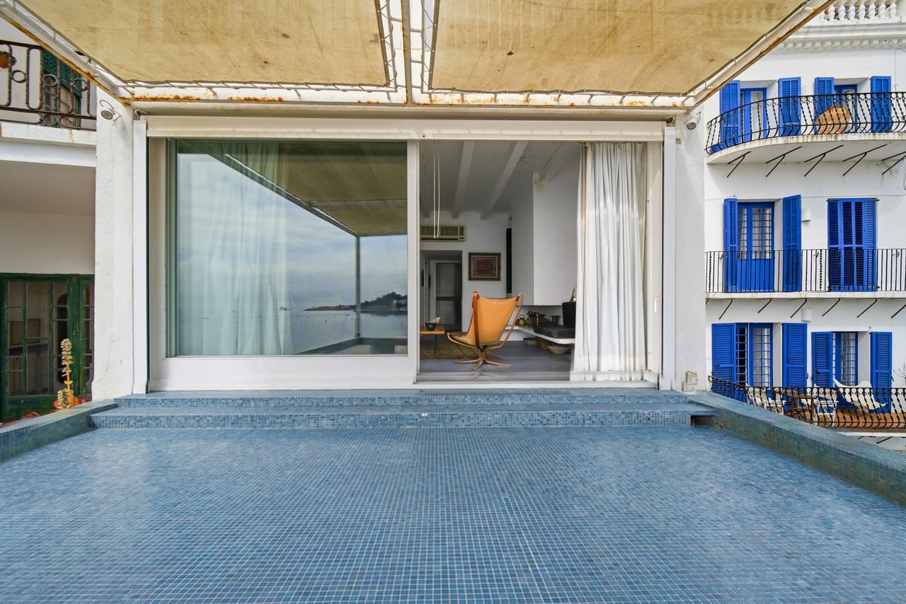 The house offers Mediterranean views on every floor