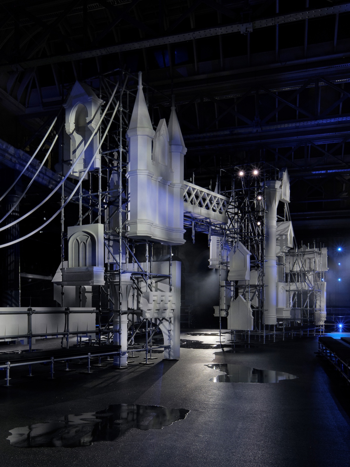 Burberry A/W 2026 runway set at London Fashion Week