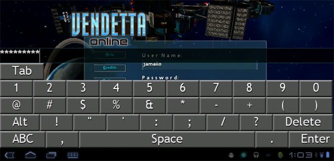 vendetta online configure keyboard