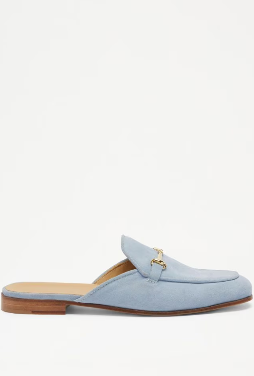 An image of slip-on loafers from Russell Bromley.