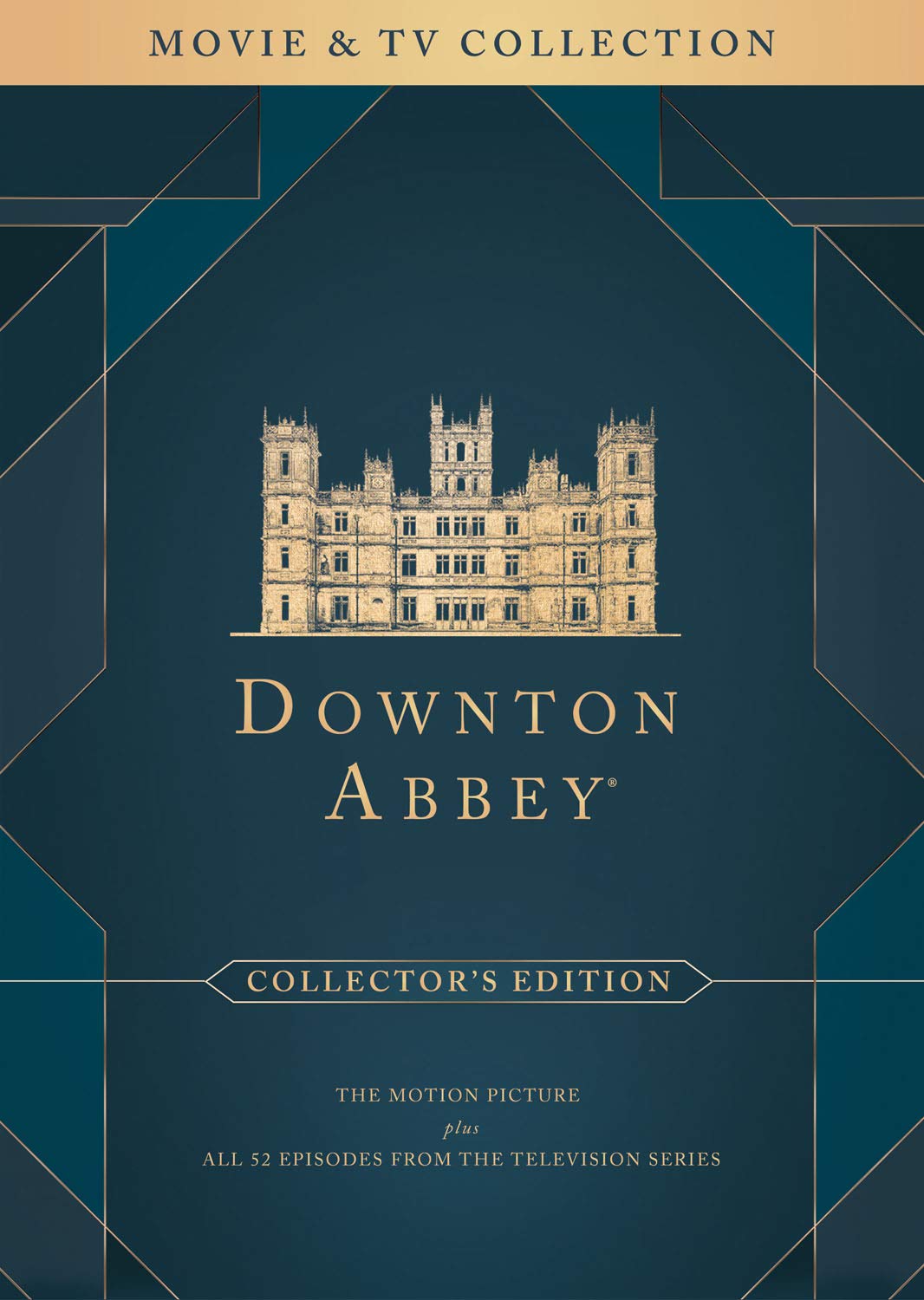 The packaging for the Downton Abbey Collectors Edition box set