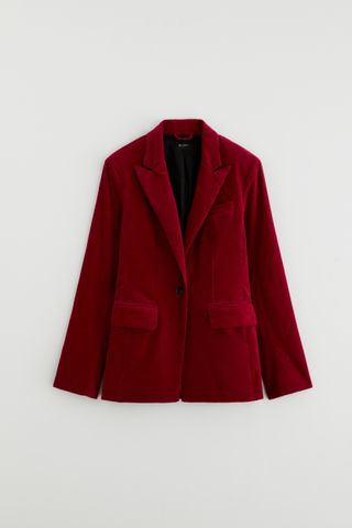 AG Rue Corduroy Blazer Corduroy Fitted Blazer